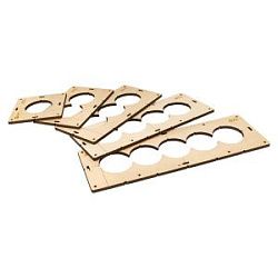 Комплект шаблонов для подрозетников диаметром 72 мм EKF Expert sh-d72-k