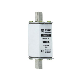 Плавкая вставка ППН-33 160/16А габарит 0 EKF fus-33-0/160/16
