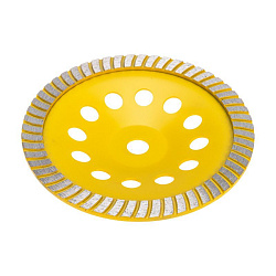 Чашка алмазная шлифовальная Turbo, 230х22,2мм KRANZ KR-90-0257