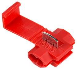 Зажим-ответвитель ЗПО-2 0,5-1,5мм2 красный (100шт) IEK UKW10-1-100