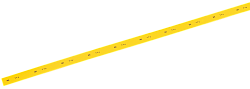 Трубка термоусадочная ТТУ нг-LS 50/25 желтая (1м) IEK UDRS-D50-1-K05