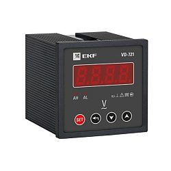 VD-721 Вольтметр цифровой на панель (72х72) однофазный EKF PROxima vd-721
