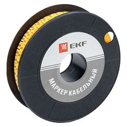 Маркер кабельный 1,5 мм2 "9" (1000 шт.) (ЕС-0) EKF plc-KM-1.5-9