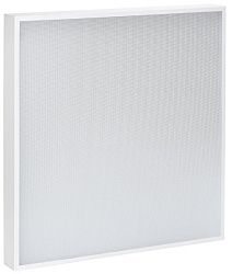 LIGHTING PRO Светильник светодиодный ДВО 2001A 30Вт 4000К IP40 588х588мм Грильято микропризма БАП 3ч IEK LTP-DVO2-2001A-30-40-K01