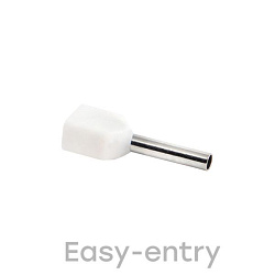 Наконечник штыревой втулочный НШвИ(2) 0,5-8 (50шт.) EKF nhvi2-0.5-8