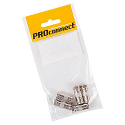 Переходник антенный, (штекер F - гнездо TV), (5шт) (пакет) PROconnect 05-4362-4-9