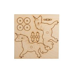 Доска для выжигания «Единорог на колесиках», 3D модель, 1 шт., пакет REXANT 12-0935