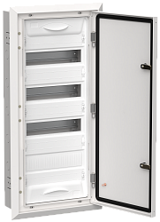 TITAN 5 Корпус металлический ЩРв-48 (1х48) 755х365х130мм IP31 белый (одна дверь) IEK TI5-50-V-048-31