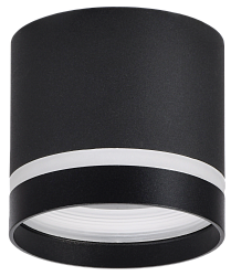 LIGHTING Светильник 4016 накладной потолочный под лампу GX53 черный IEK LT-UPB0-4016-GX53-1-K02