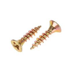 Саморез универсальный 3х16, желтый цинк, пакет (1000 шт/уп) KRANZ 1111-0316-2