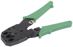 ITK Инструмент обжимной для RJ45/RJ12/RJ11 ручка PVC TM1-G10V