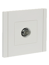 FORTE&PIANO Розетка TV оконечная FP228 белый IEK FP-A10-O-K01