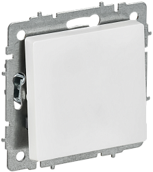 BRITE Выключатель 1-клавишный 10А ВС10-1-0-БрАБ арктический белый IEK BR-V10-0-10-K91