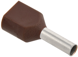 Наконечник НШВИ(2) 1,5-8 коричневый (100шт/упак) IEK UTE10-D2-4-100