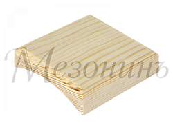 Накладка "Классика"на оцилиндрованное бревно D240мм., 90х90х20мм, ТМ "МезонинЪ" GE70791-00 GE70791-00