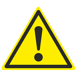 Знак наклейка W09 "Внимание. Опасность (прочие опасности)" (200x200x150) EKF an-w-09