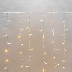 Гирлянда светодиодная Занавес 2х3м 448 LED ЖЕЛТЫЙ прозрачный ПВХ IP65 постоянное свечение 230В нужен блок 303-500-1 NEON-NIGHT 235-151-6