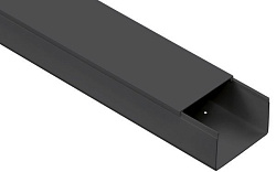 Кабель-канал магистральный 100х60 ЭЛЕКОР черный (8м) IEK EL-KK10-100-060-1-K02