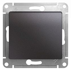 Кнопка нажимная 1-кл. СП Glossa 10А IP20 (сх. 1) 10AX механизм графит SE GSL001315 454479