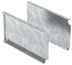 FORMAT Панель монтажная боковая перфорированная 300х600мм (2шт/упак) IEK FO-00-MPSP-030-060