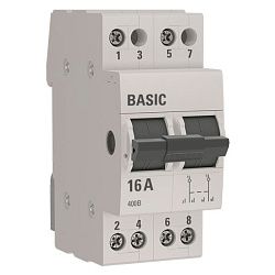 Трехпоз. перекл. 2P 16А Basic tps-2-16