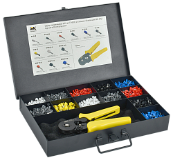 Набор наконечников №2 тип НШВИ/НШВИ(2) с клещ. обж. КО-04 IEK UNE10-N02-13-3451