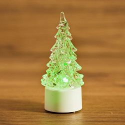 Фигура светодиодная на подставке Елочка маленькая, RGB 501-041