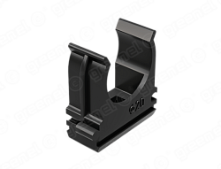 Крепеж-клипса 20мм (100шт), цвет - чёрный, GREENEL GE50141-05