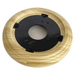 Рамка одноместная пластиковая, D 92x14 мм, цвет - сосна, серия УСАДЬБА, ТМ "МезонинЪ" GE30701-11 GE30701-11