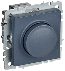 BRITE Светорегулятор поворотно-нажимной 600Вт СС10-1-0-БрМ маренго IEK BR-D20-0600-K35