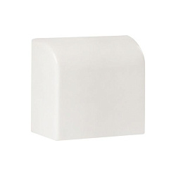 Заглушка (40х25) (4 шт) белая EKF-Plast ecw-40-25x4