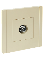 FORTE&PIANO Розетка TV проходная FP429 ваниль IEK FP-A10-P-K10