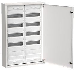 TITAN 5 Корпус металлический ЩРн-120 (2х60) 835х570х140мм IP31 белый (одна дверь) IEK TI5-50-N-2X060-31