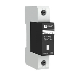 Ограничитель импульсных напряжений ОПВ-C/1P In 20кА 440В с сигн. EKF opv-c1