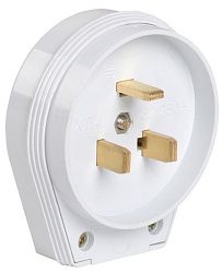 ВПпл10-01-Ст Вилка разборная для плиты с заземлением 32А белая IEK EVP10-32-01-K01