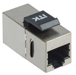 ITK Проходной адаптер кат. 5E FTP RJ45-RJ45 Keystone Jack CS7-1C5EF