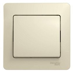 Выключатель 1-кл. СП Glossa 10А IP20 (сх. 1) 10AX в сборе беж. SE GSL000212 275186