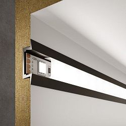 Профиль встраиваемый алюминиевый черный/белый для светодиодной ленты LL-2-ALP007 Elektrostandard a053623