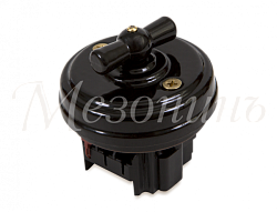 Выключатель ретро фарфоровый поворотный на 4 полож (D70x35, 10А, 250В, IP20, без подъемной рамки GE70401-05k