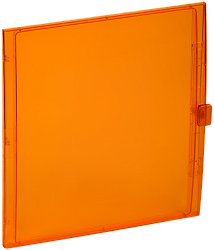 TEKFOR Дверца для корпуса пластикового КМПн-54 IP65 оранжевая прозрачная IEK TF-KP72D-DV-54-K09