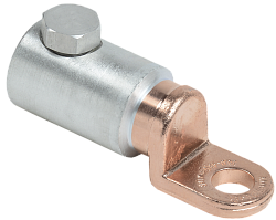 Медно-алюминиевый механический наконечник со срывными болтами АММН 120-185 до 1кВ IEK UZA-28-S120-S185-21