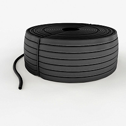 Трубка кембрик ТВ-40 ПВХ черный, Ø 14 мм REXANT 49-5012-1