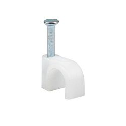 Скоба крепежная круглая (6мм.) (50шт.) EKF plcn-sr-6