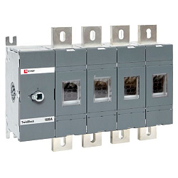 Рубильник 1600A 4P без рукоятки управления TwinBlock EKF tb-s-1600-4p