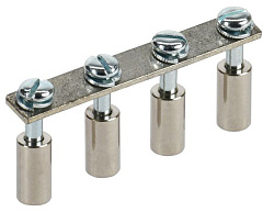 Перемычка в сборе для колодки клеммной CTS 35мм2 4PIN IEK YCT10-00-K03-035-A-4P