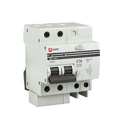 Диф. автомат 2Р S 50А 100мА тип АС х-ка C эл. 6кА АД-2 EKF DA2-6-50-100S-pro