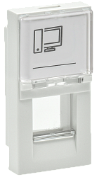 PRIMER Панель лицевая Keystone (1 модуль) белая IEK PR-KK40D-PLK-0-1-K01