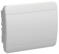 TEKFOR Корпус пластиковый ЩРВ-П-12 IP41 белая дверь IEK TF5-KP13-V-12-41-K01-K01