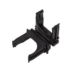 Крепеж-клипса для трубы ø32мм черная (10 шт/уп) REXANT 28-0132-5