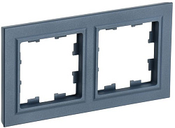 BRITE Рамка 2-местная РУ-2-БрМ маренго IEK BR-M22-K35